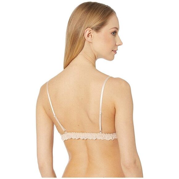 💋 NWT Hanky Panky Sheer Tulle Mesh Lips Kisses Mmmwah Bralette SIZE XS - Picture 7 of 16